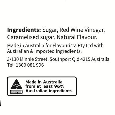 Back of Package of Bermuda Pineapple Balsamic