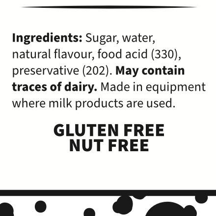 Back of Package of Lychee Topping